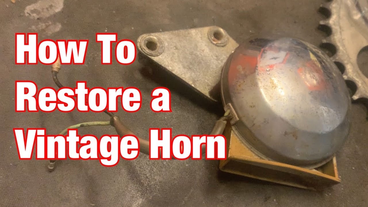 How To Restore a Vintage Horn-Motorcycle Restoration Project: Part 107