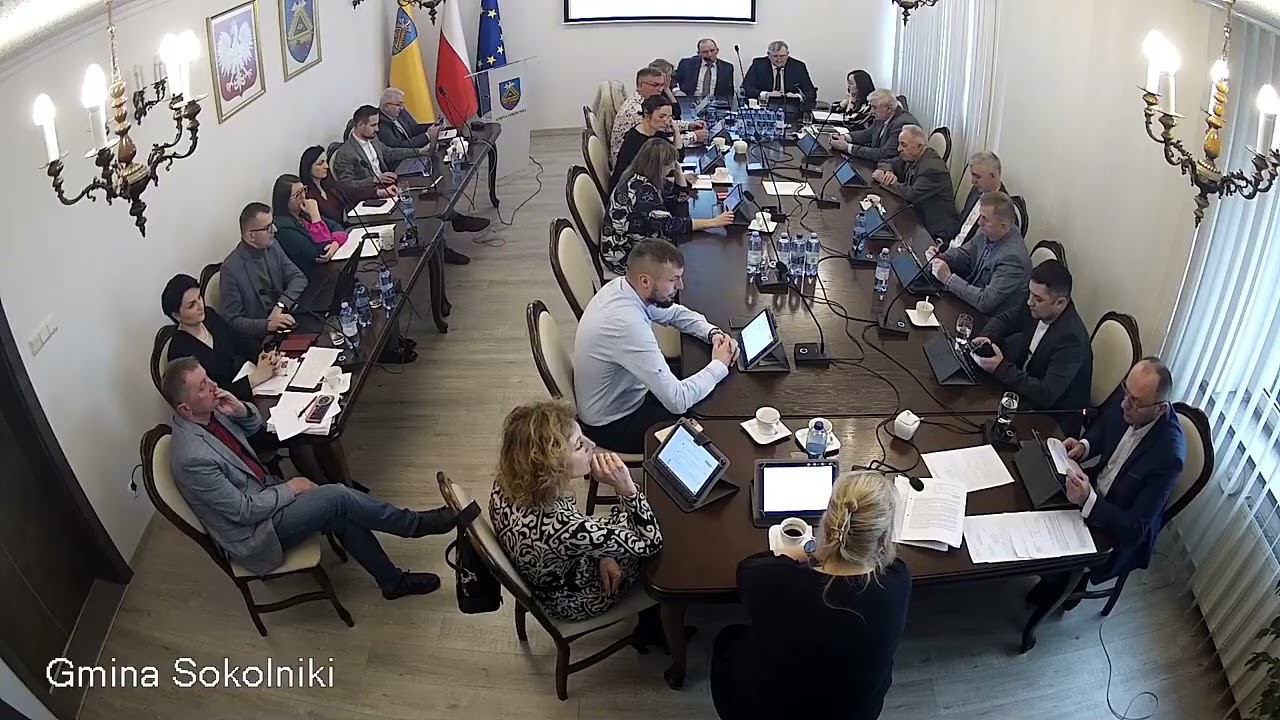 Nagranie z XX Sesji Rady Gminy Sokolniki - część 2