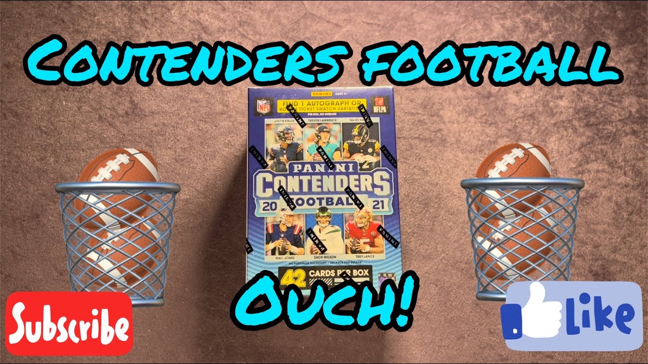 🗑 New! 2021 Panini Contenders Football Blaster Box! Any Good?