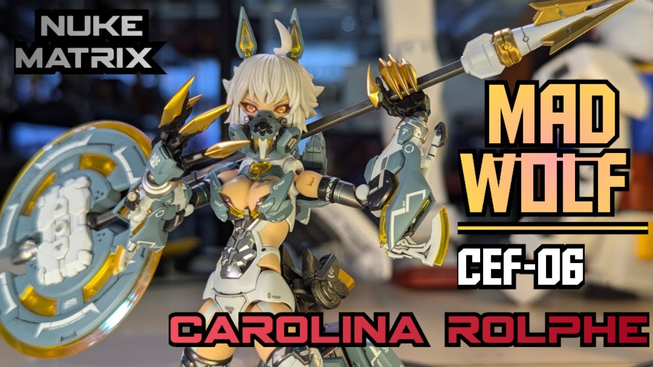 Nuke Matrix CF-06 Carolina Rollphe Mad Wolf 1/12 Unboxing and Custom-PaInted