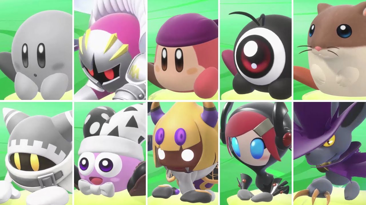 Kirby Air Riders - All Characters Unlocked