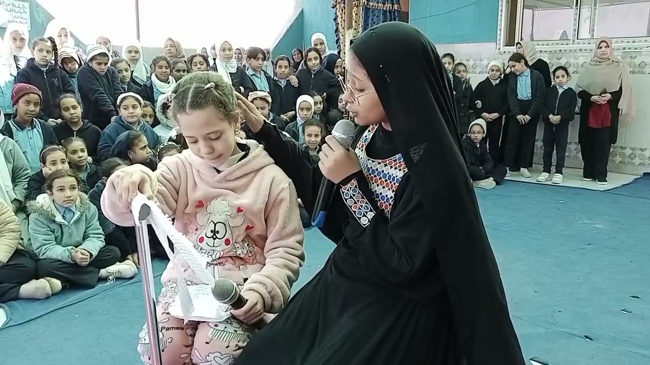 من احتفال مدرسة الأندلس الإسلامية الخاصة بملوى بذكرى الإسراء والمعراج.