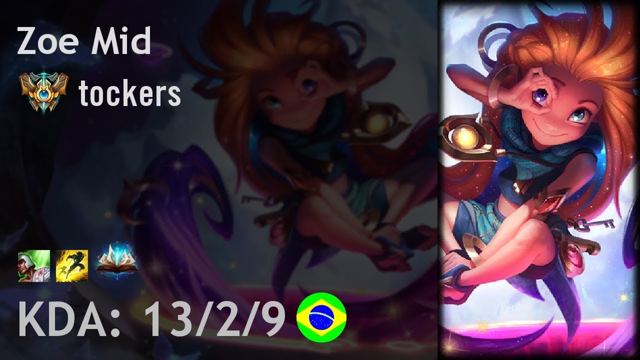 Zoe Mid vs Corki - tockers - BR Challenger Patch 8.3