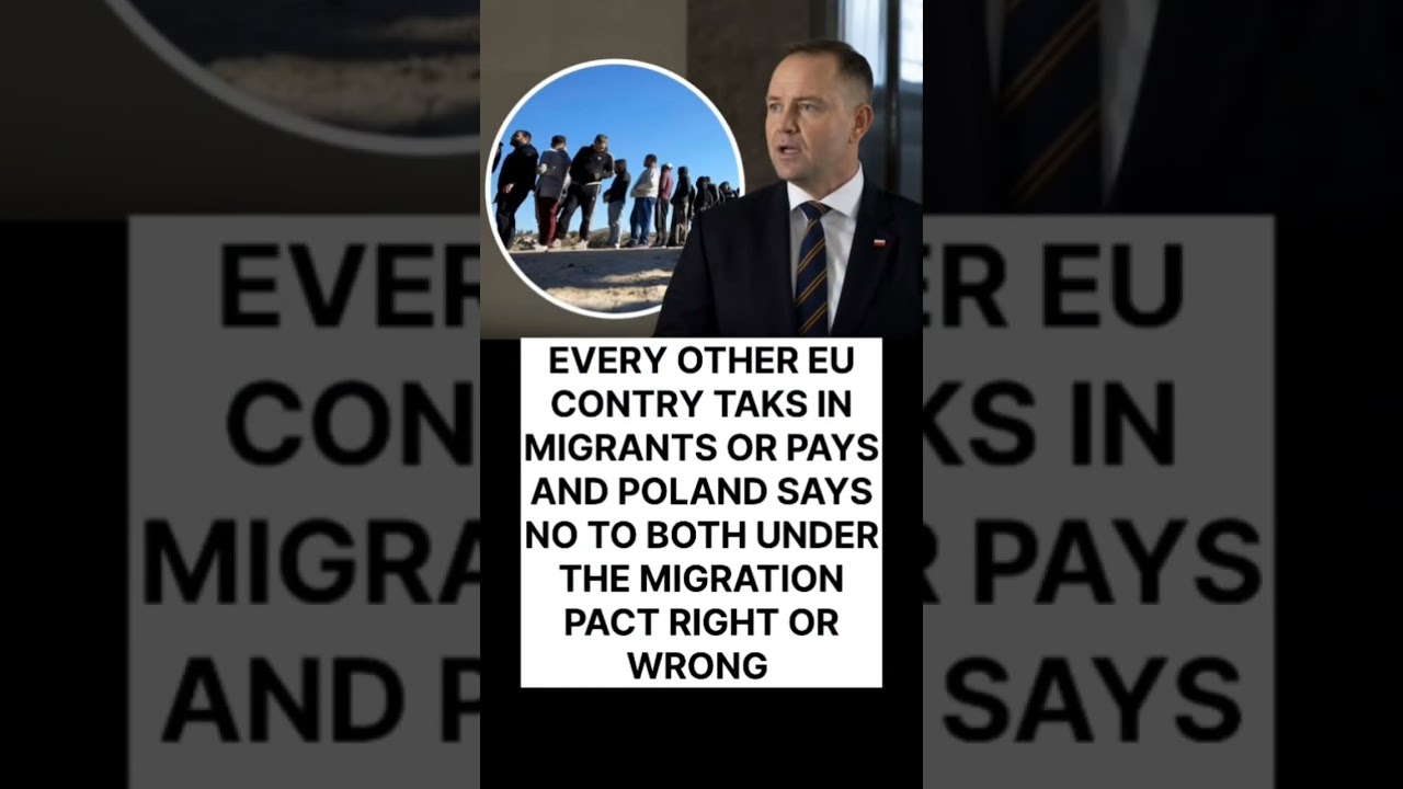 Poland Says NO to Migrants or Payments Under EU Migration Pact