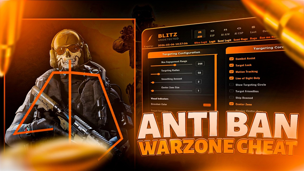 USEI O MELHOR HACK PRA COD WARZONE E MATEI TODO MUNDO