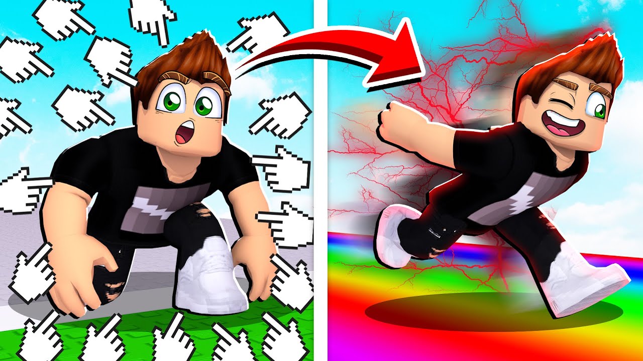BIEGAM NAJSZYBCIEJ NA ŚWIECIE w ROBLOX! (Race Clicker)