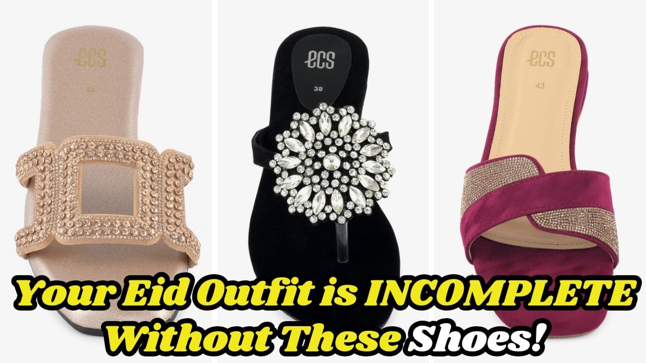 👠✨ ECS Eid Collection 2025 – Latest Women’s Shoes, Sandals & Heels on Sale! | ECS Shoes Sale 2025 ✨👠