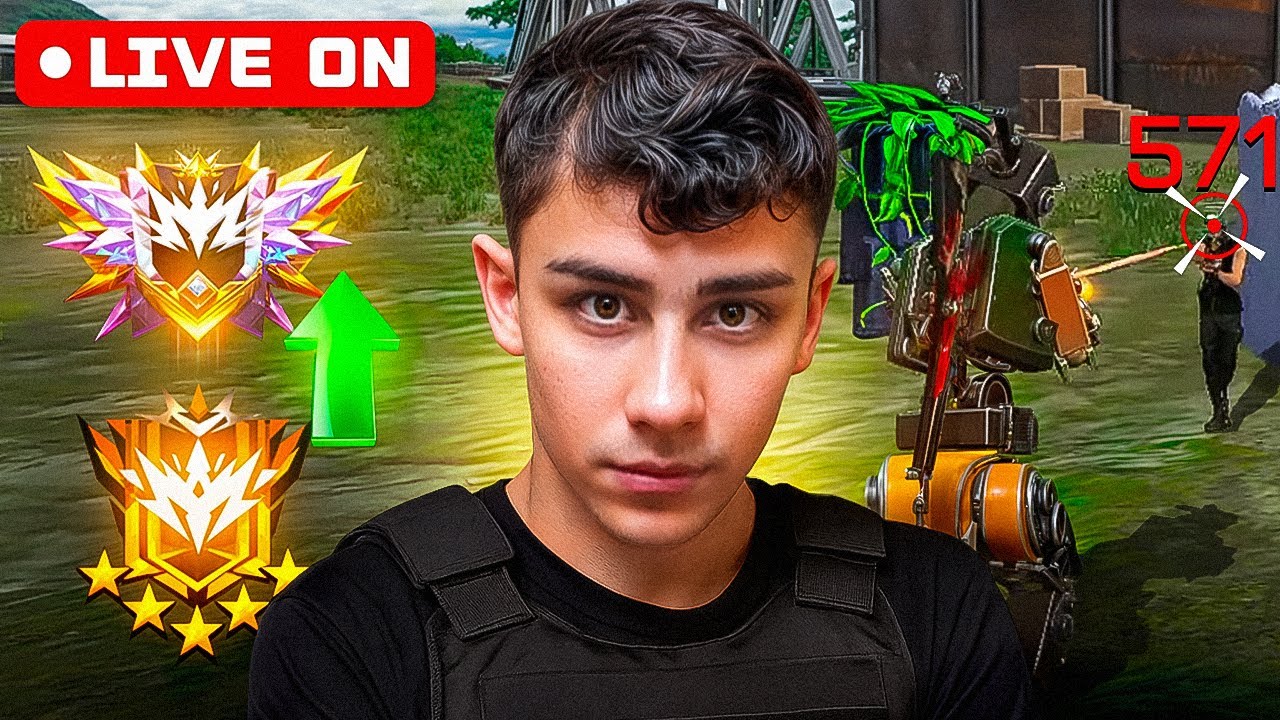 FREE FIRE AO VIVO - JOGANDO COM INSCRITOS ! DESAFIANTE BR RANK ! 01 BRASIL DE CARAPINA? 🇧🇷