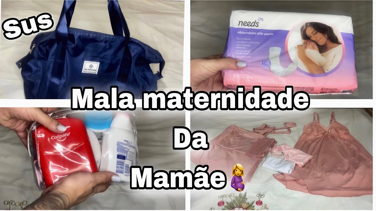 ARRUMANDO A MALA MATERNIDADE DA MAMÃE PELO SUS🤰🏽o que vou levar 2023😗