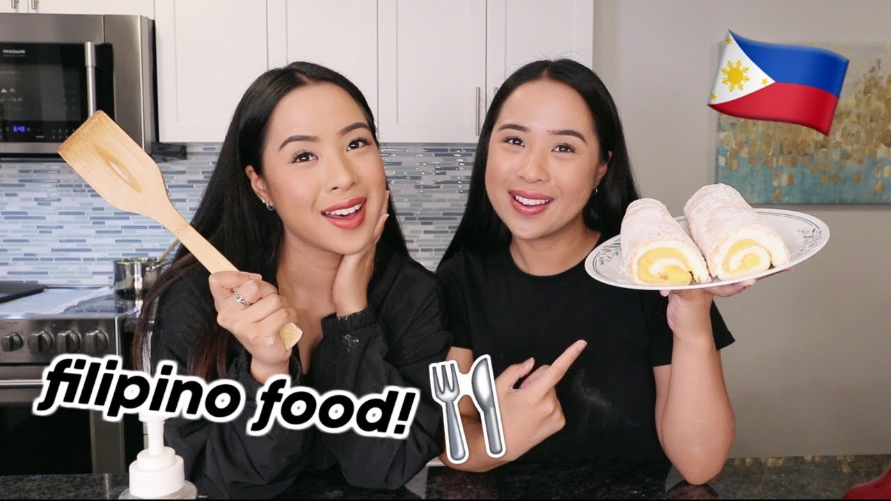 We tried cooking filipino food...