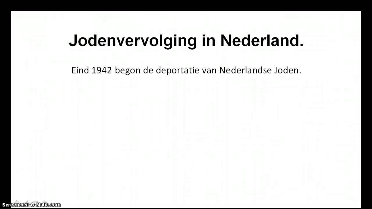 Jodenvervolging in Nederland