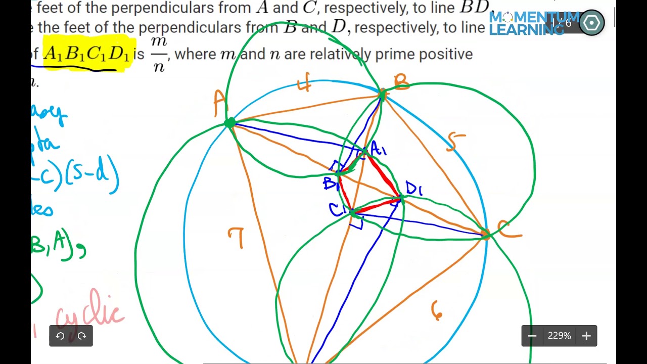 2021 AIME I Problem 11 Geometry (with lots of circles)