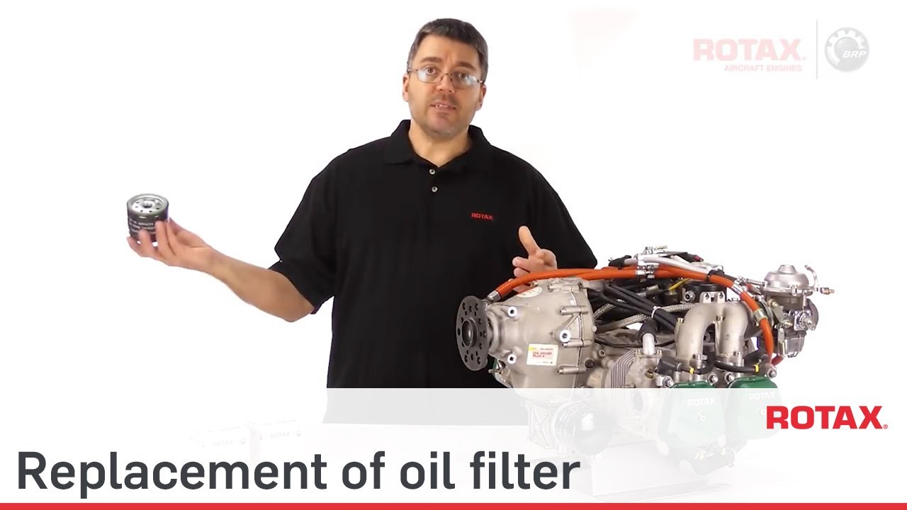 Replacement of oil filter - Rotax Aircraft TECH TIPS #4