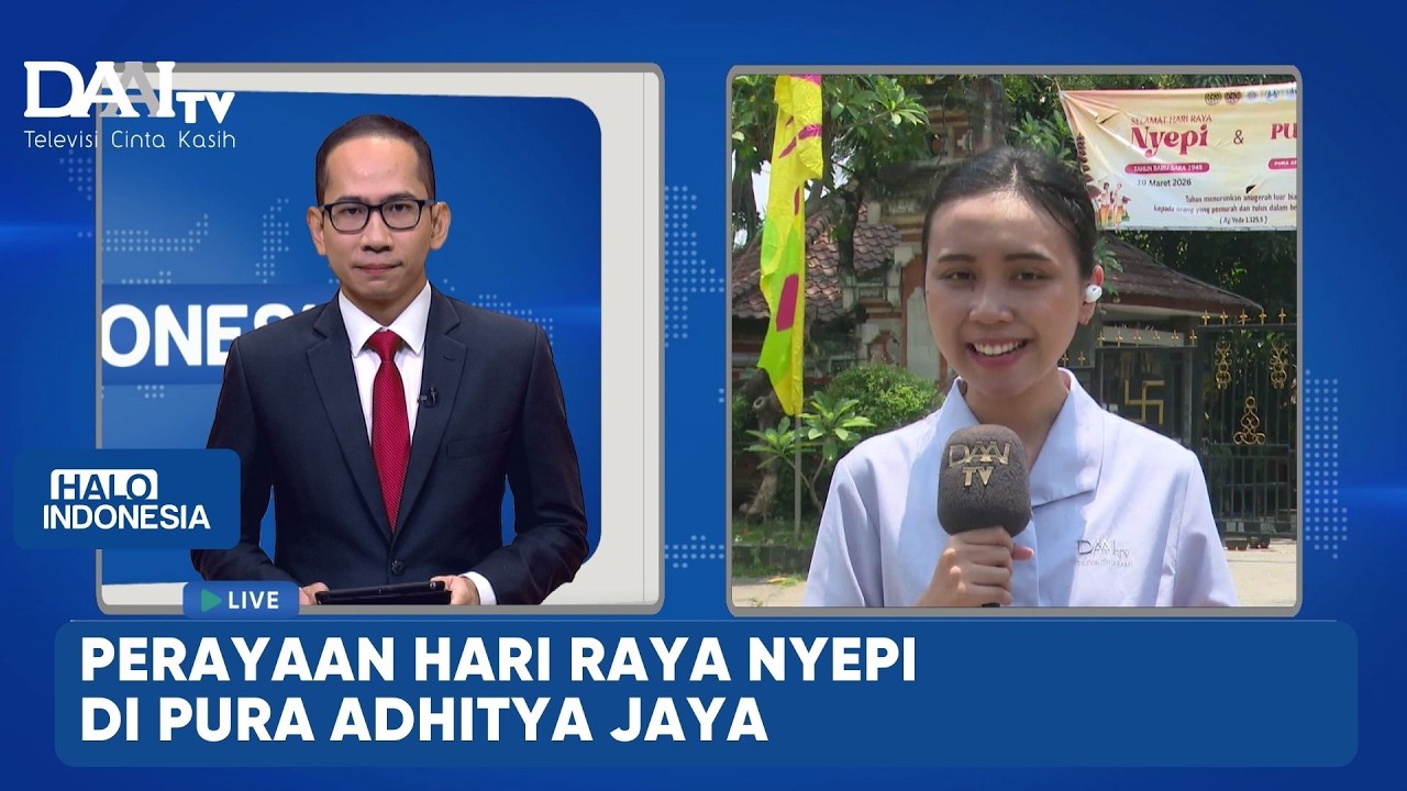 Suasana Perayaan Nyepi Berlangsung Khidmat | Halo Indonesia