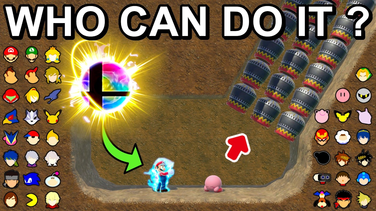 Which Final Smash Can K.O. Kirby Through The Cannons Underground ? - Super Smash Bros. Ultimate