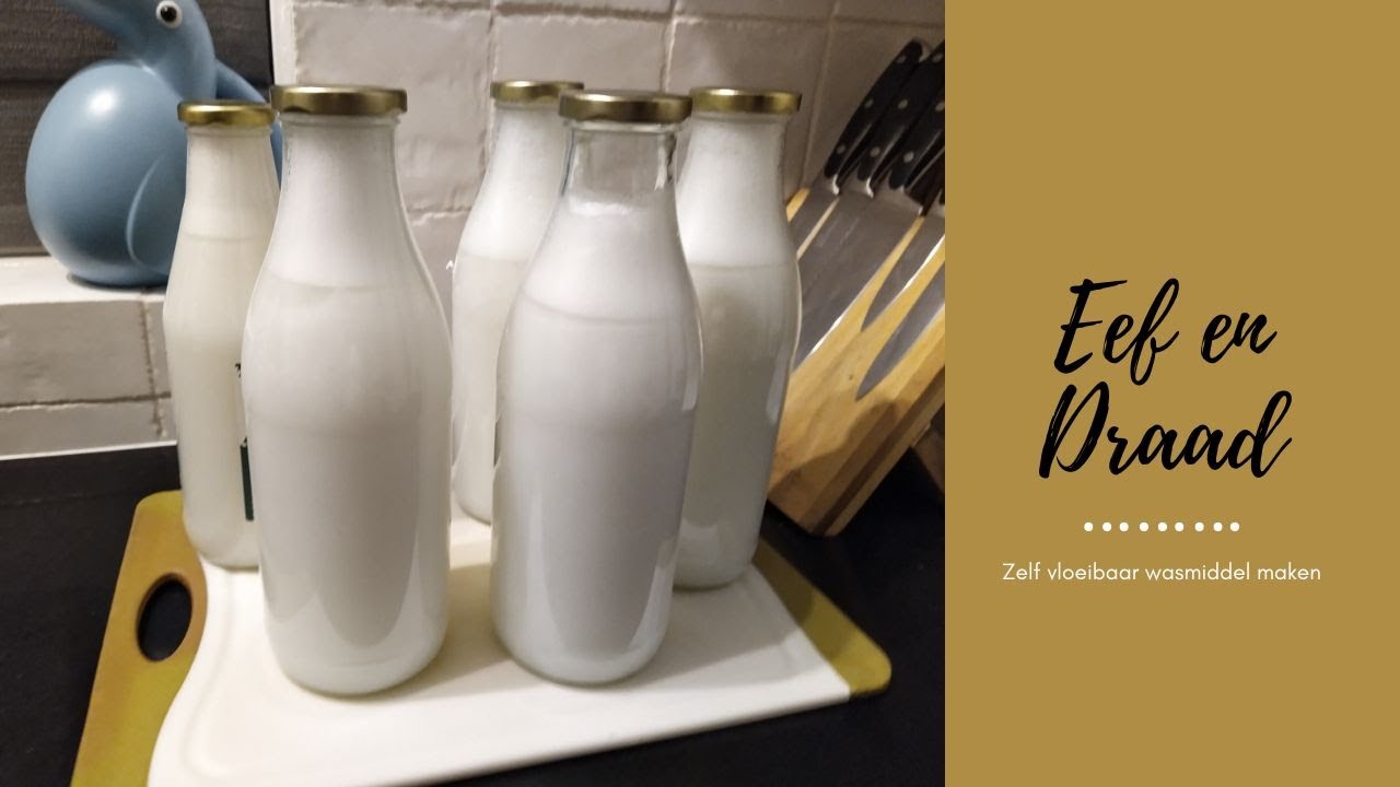 Eef en Draad Vloeibaar wasmiddel maken