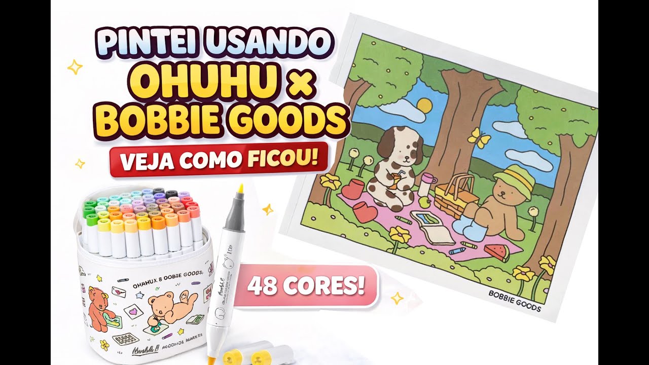 Pintei Bobbie Goods x Ohuhu (48 cores) - I Colored Bobbie Goods x Ohuhu (48 Colors) — Used Them All!
