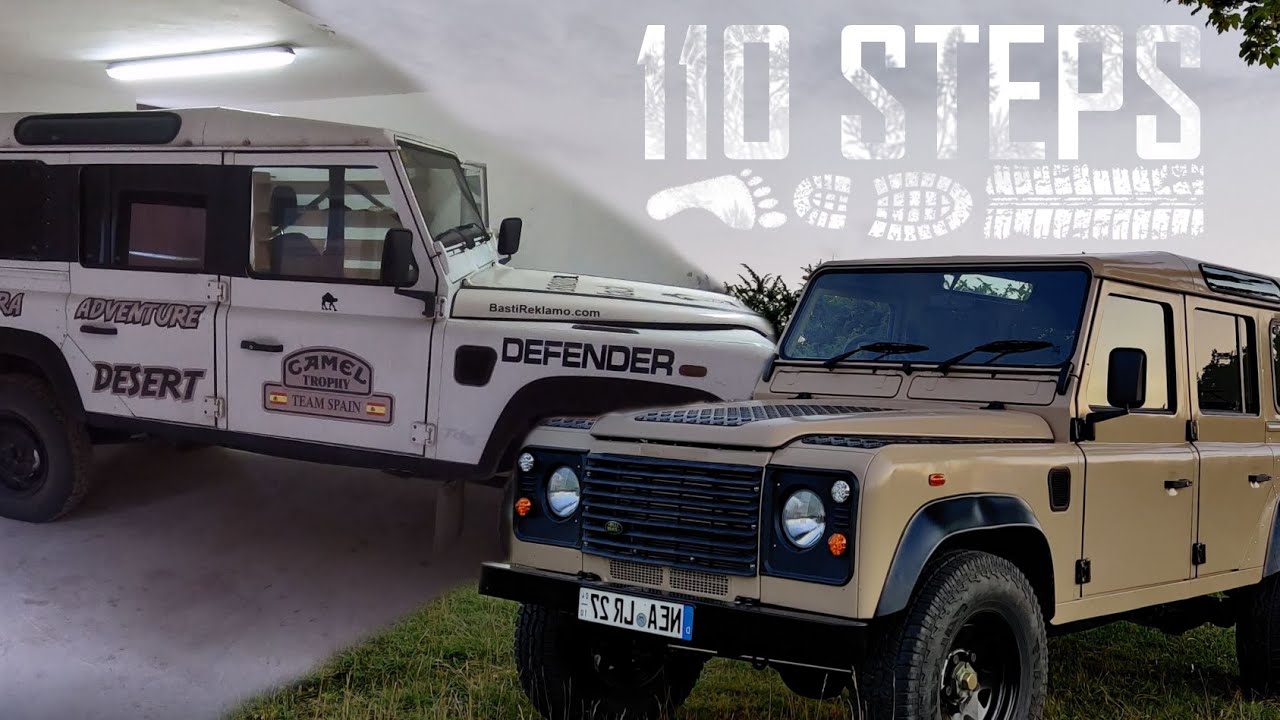 Landrover Defender TD5 | Zeitraffer von Schrott zu Top | restaurieren | 110STEPS