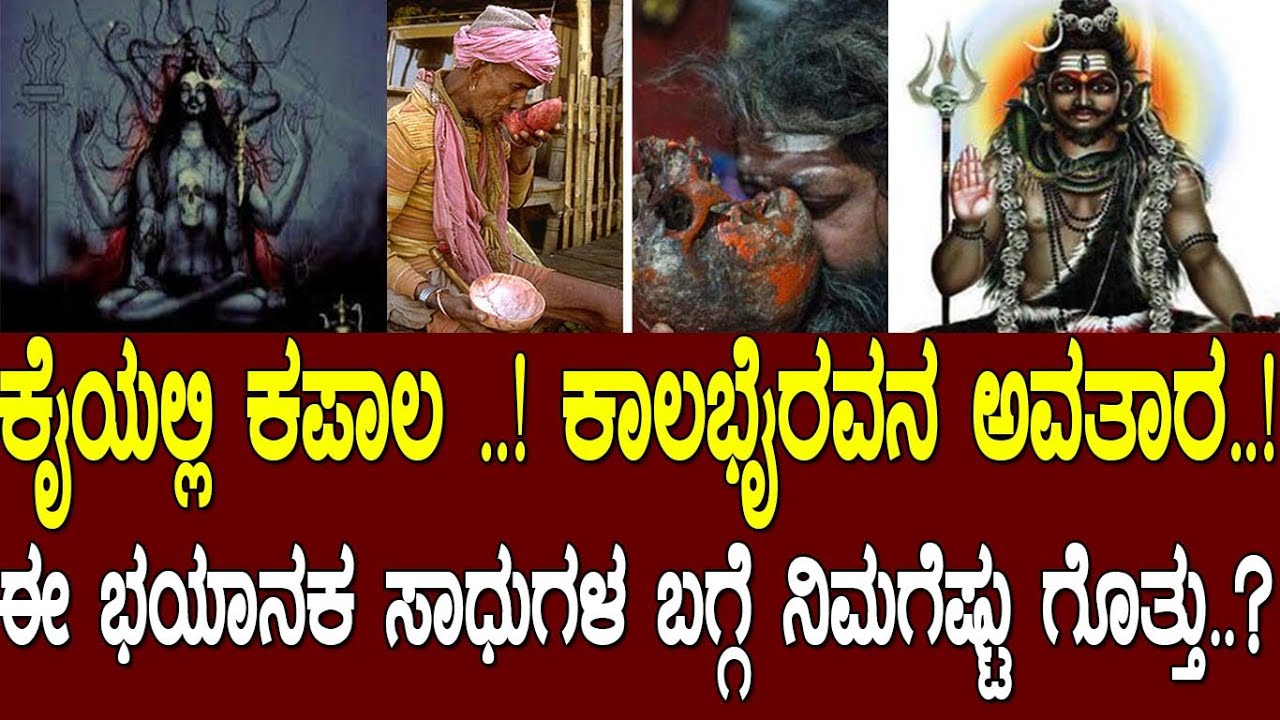 ಕೈಯಲ್ಲಿ ಕಪಾಲ..! ಕಾಲಭೈರವನ ಅವತಾರ..!ಈ ಭಯಾನಕ ಸಾಧುಗಳ ಬಗ್ಗೆ ನಿಮಗೆಷ್ಟು ಗೊತ್ತು..?the story of unknown saints