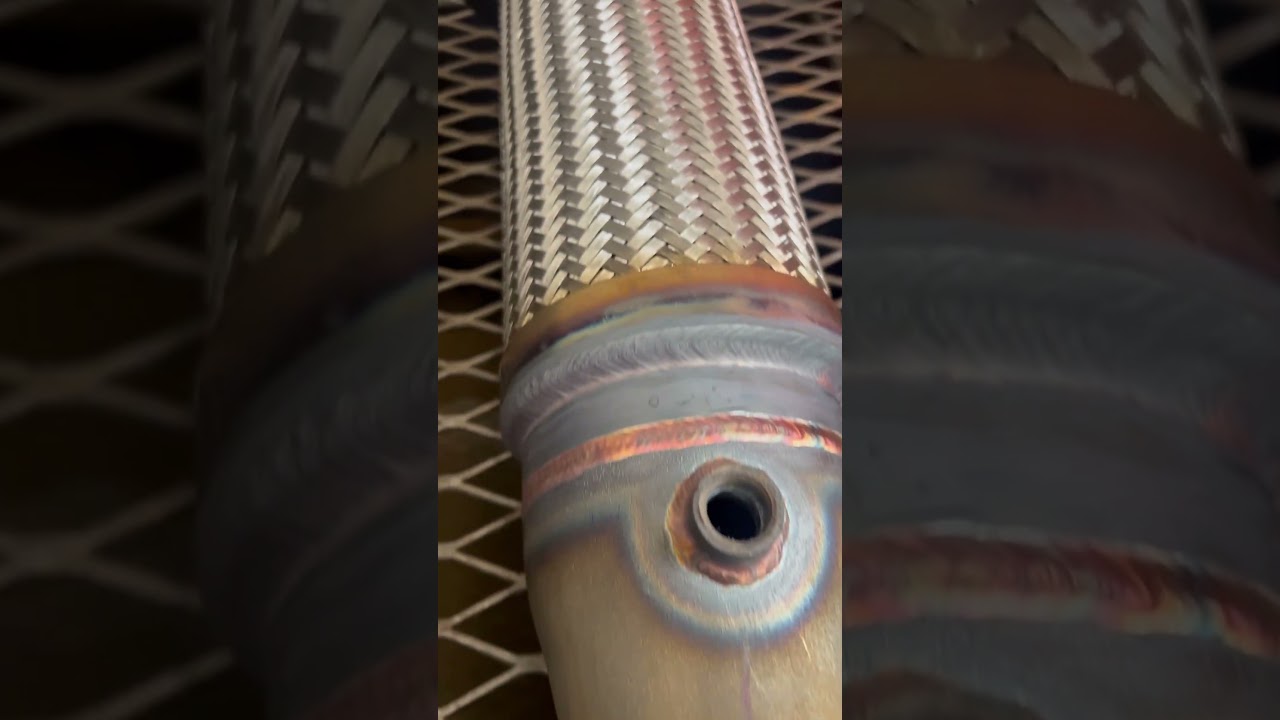 Metal Hose I welded today 09/25/24.  I&rsquo;ve been welding Metal Hoses since the year 2000. #metalhose