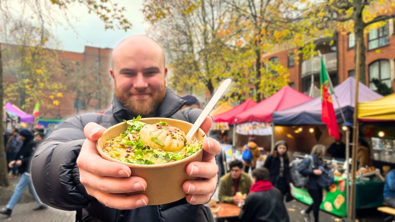 The ULTIMATE STREET FOOD MARKET in Oxford! 🇬🇧 Creamy Gnocchi, Tibetan Momos, Korean Corndogs & More