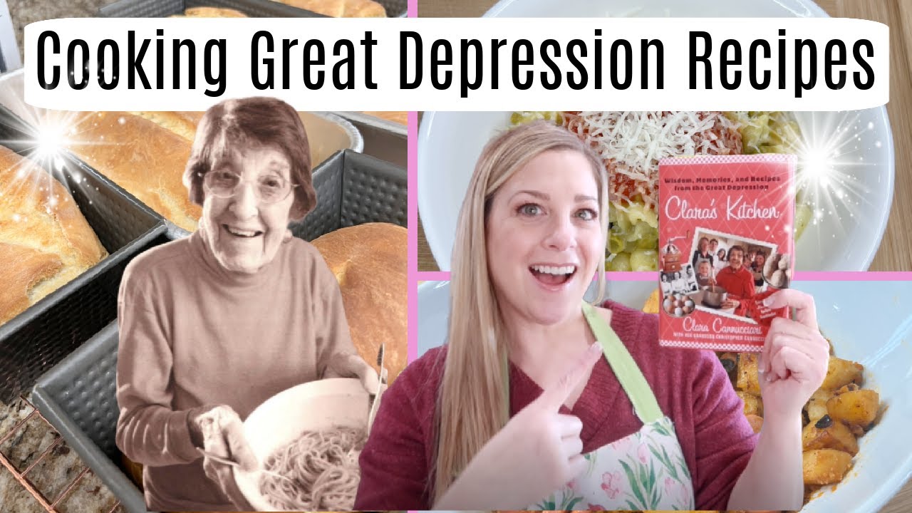 I Made Clara Kitchen's Great Depression Recipes/ Cook With Me/ Frugal Recipes