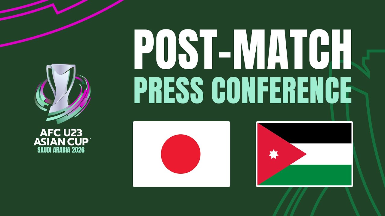 Post-Match Press Conference | Japan vs Jordan 🎙️ | AFC U23 Asian Cup&trade; 2026