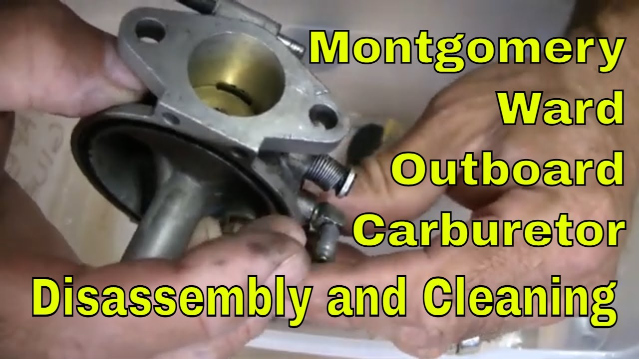Disassembling and Cleaning the 1975 Sea King Chrysler Outboard Carburetor