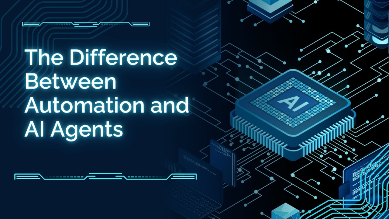 Automation vs AI Agents Explained What’s the Real Difference?