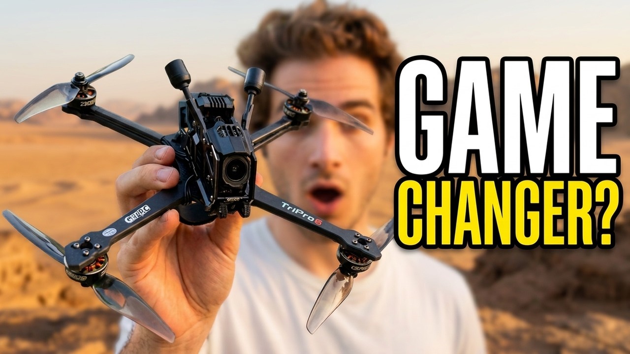 Быстрая замена DJI O4 на 6-дюймовом FPV-дроне для дальних полетов? GEPRC Tripro 6