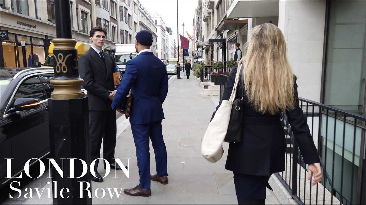 London Walk | Savile Row and Conduit Street [4K HDR]