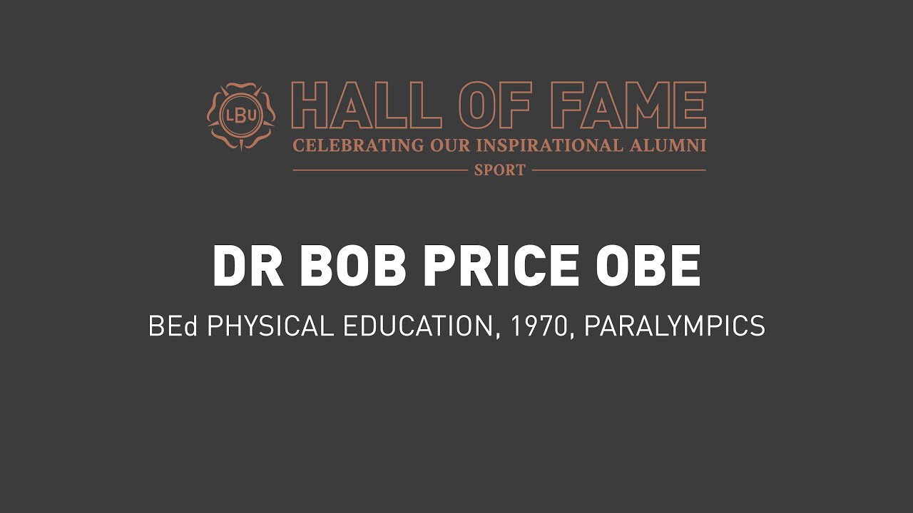 Dr Bob Price OBE | Sport Hall of Fame
