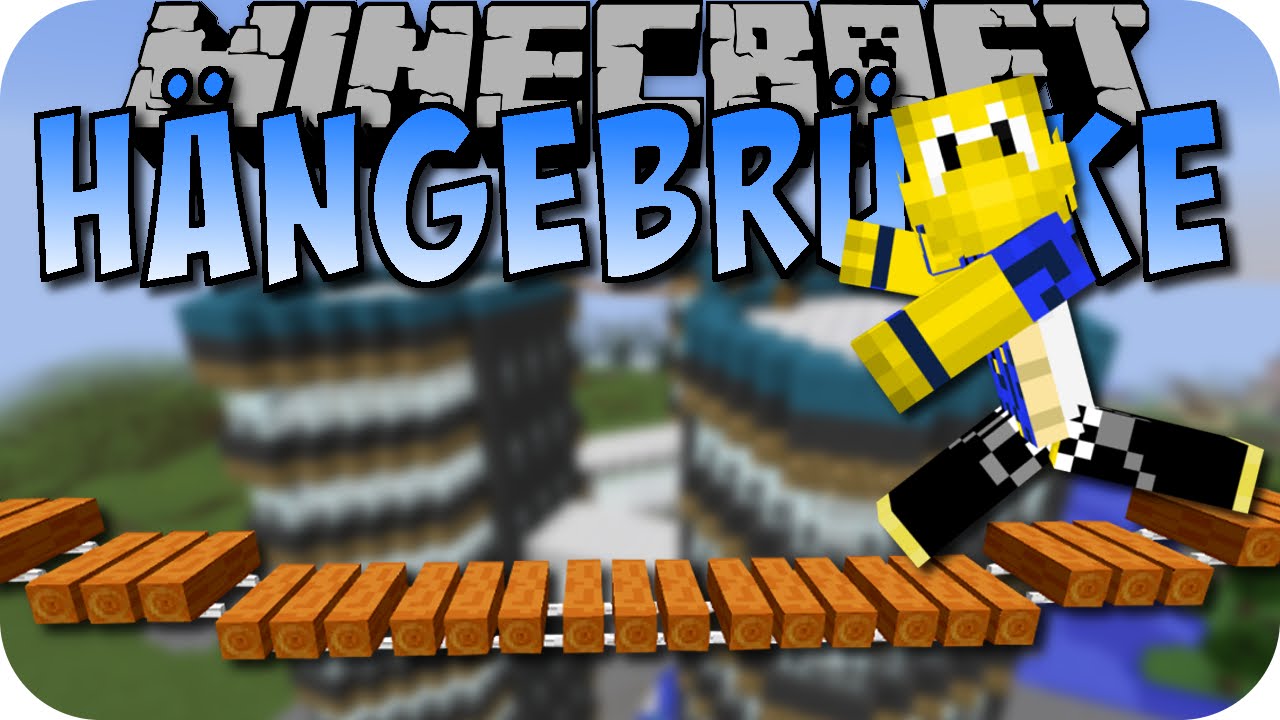 Minecraft HÄNGEBRÜCKE (Rope Bridge Mod) [Deutsch]
