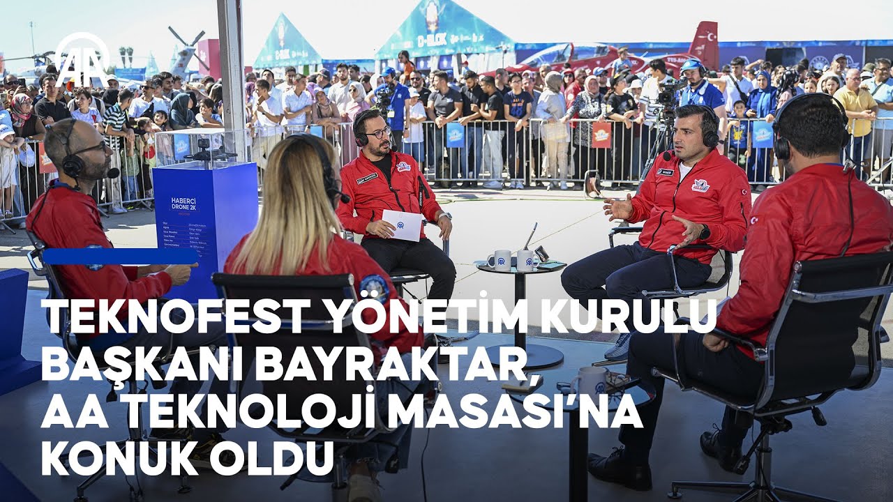 TEKNOFEST Yönetim Kurulu Başkanı Bayraktar, AA Teknoloji Masası’na konuk oldu