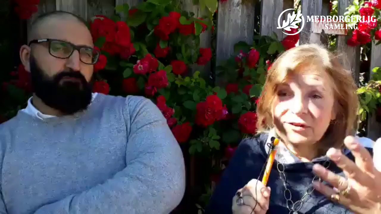 Lena Malmberg samtalar med Hamid Zafar i Almedalen