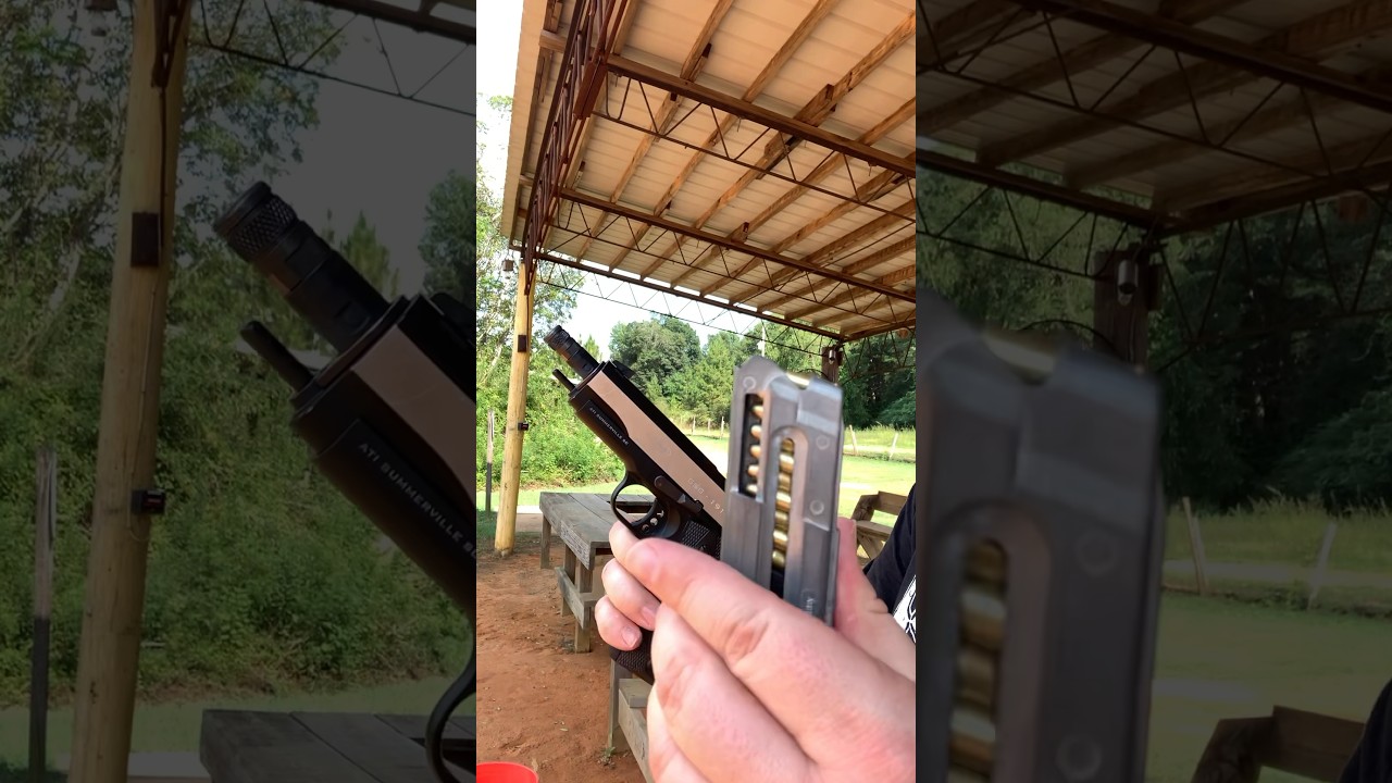 Gotta love a 1911 22lr! It&rsquo;s accurate and cheap to shoot! #1911 #shooting #22lr #accurate