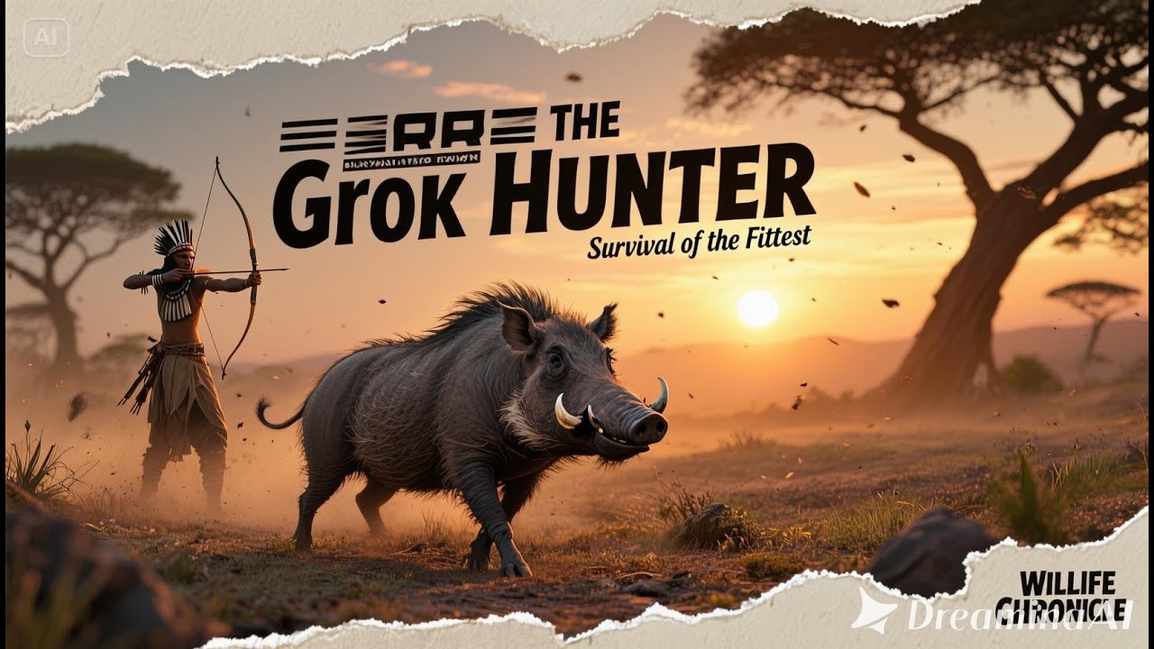Title: Survival of the Zara Tribe: Raw Hunt & Wild Encounters in African Savannah