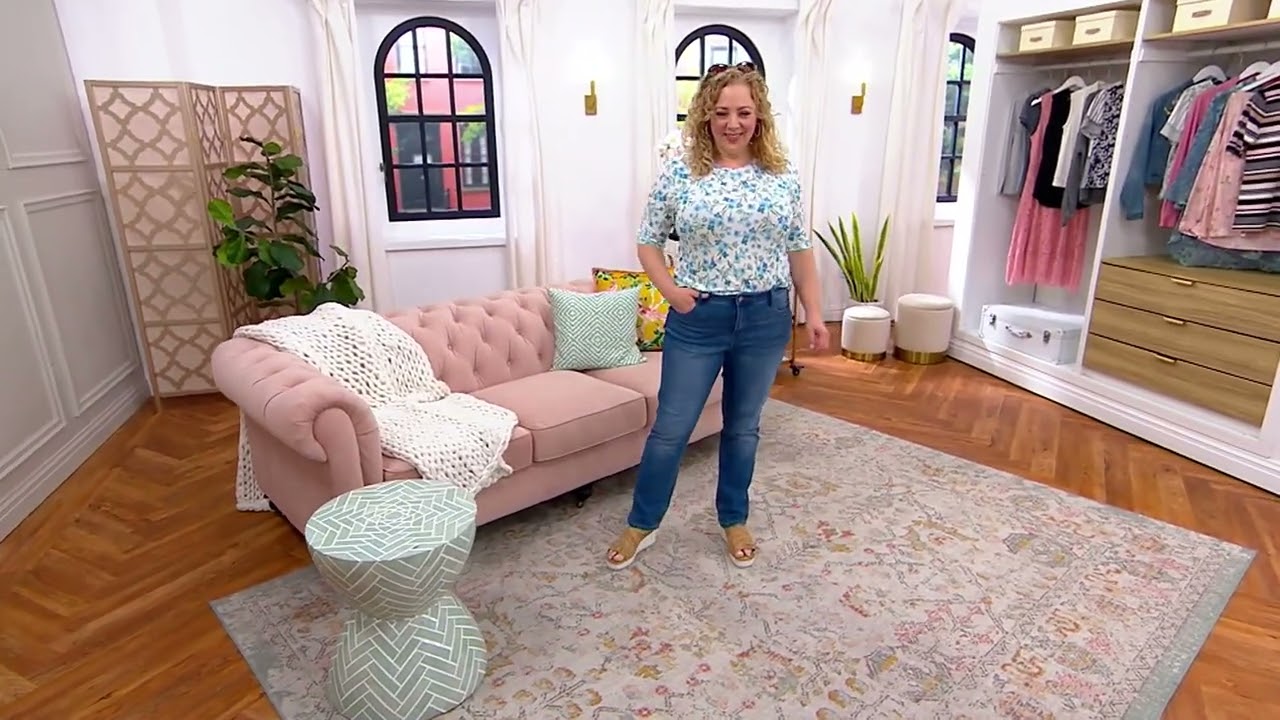 Laurie Felt Forever Denim Relaxed Straight Jeans on QVC