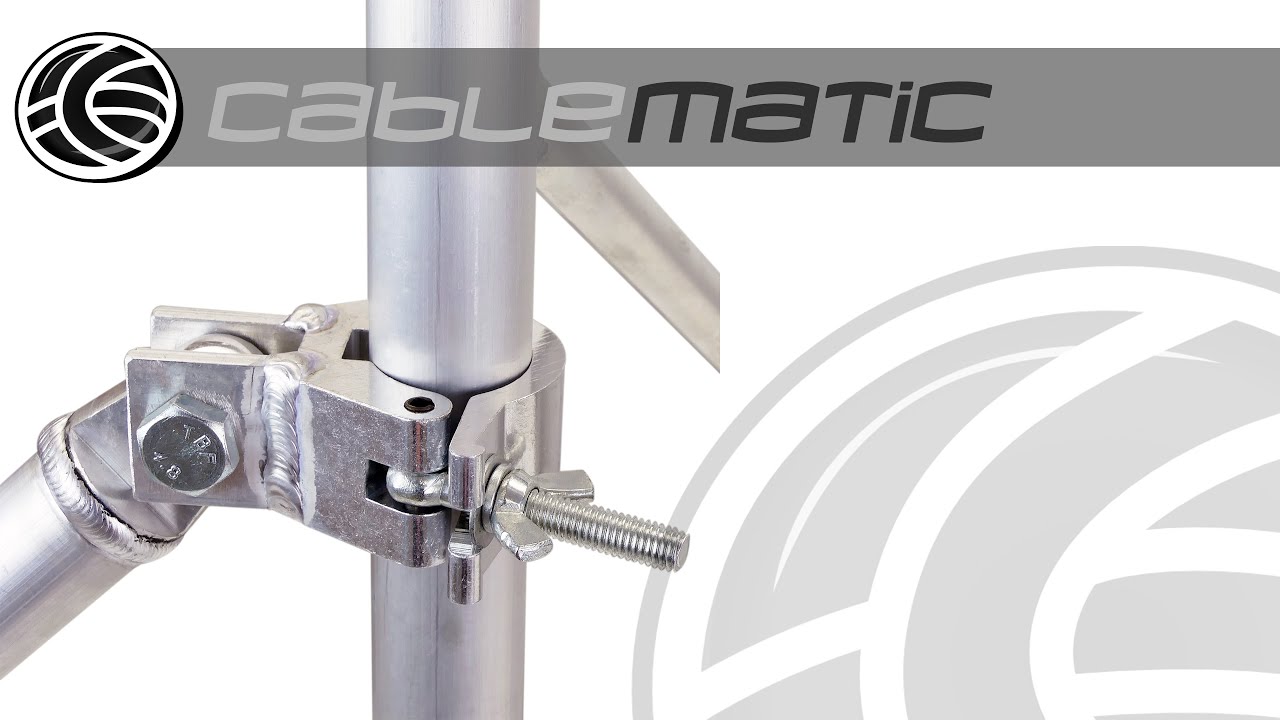 Tubo de unión para truss de diámetro 30mm y largo 100cm distribuido por CABLEMATIC ®
