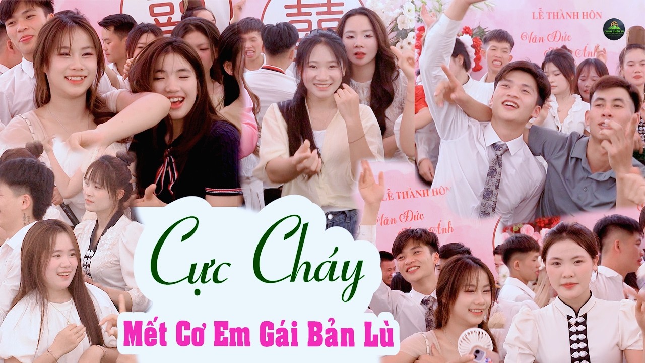 TRAI XINH G&Aacute;I ĐẸP NHẢY CỰC CH&Aacute;Y TRONG LỄ TH&Agrave;NH H&Ocirc;N VĂN ĐỨC & NGỌC &Aacute;NH TẠI BẢN L&Ugrave;, PHI&Ecirc;NG PẰN.
