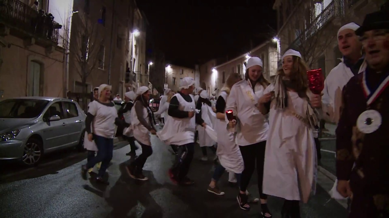 Vid&eacute;o sur le Branle de la Chemise du Carnaval de Poussan