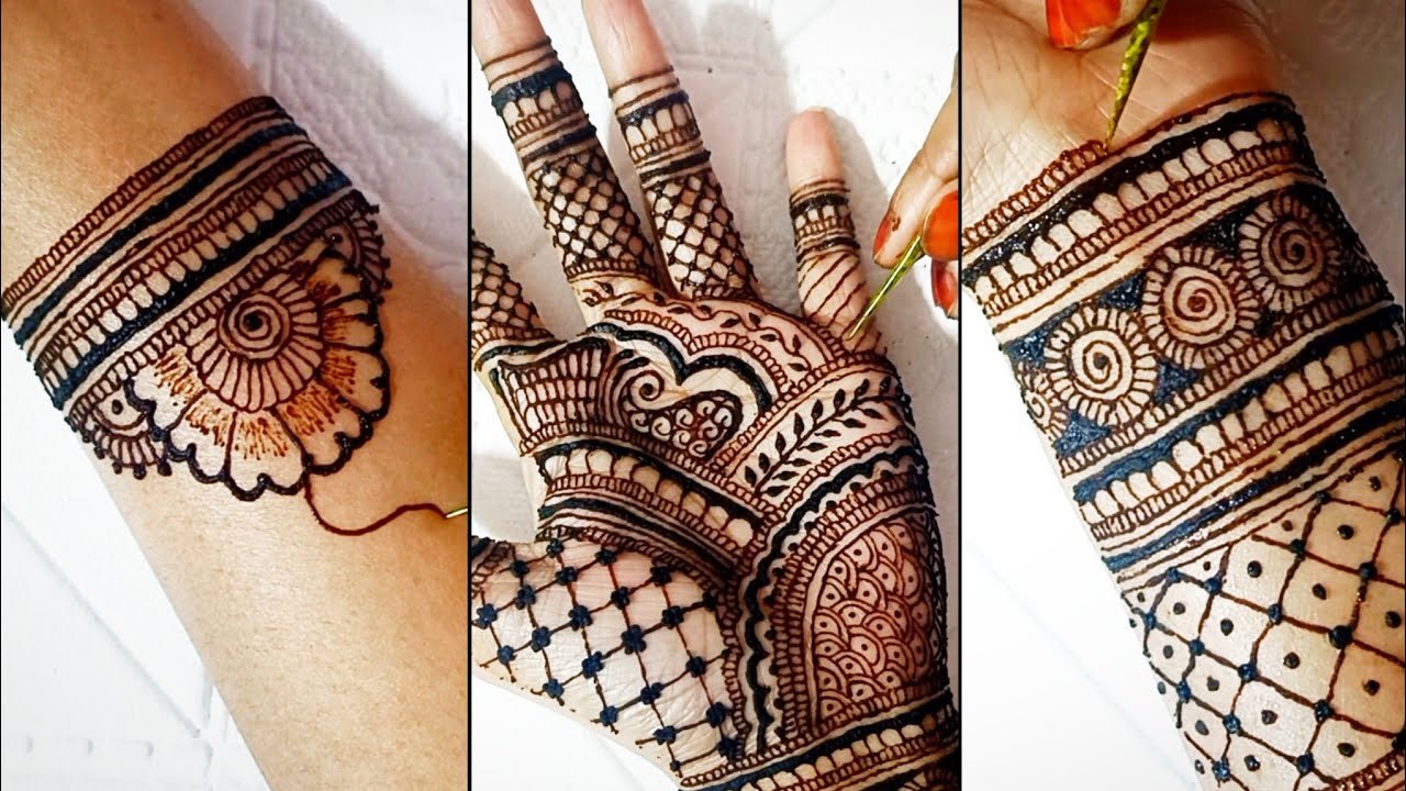 Very Easy Bridal Mehndi Design For Eid | Full Hand Mehndi Design Tutorial | Mehndi Designs 