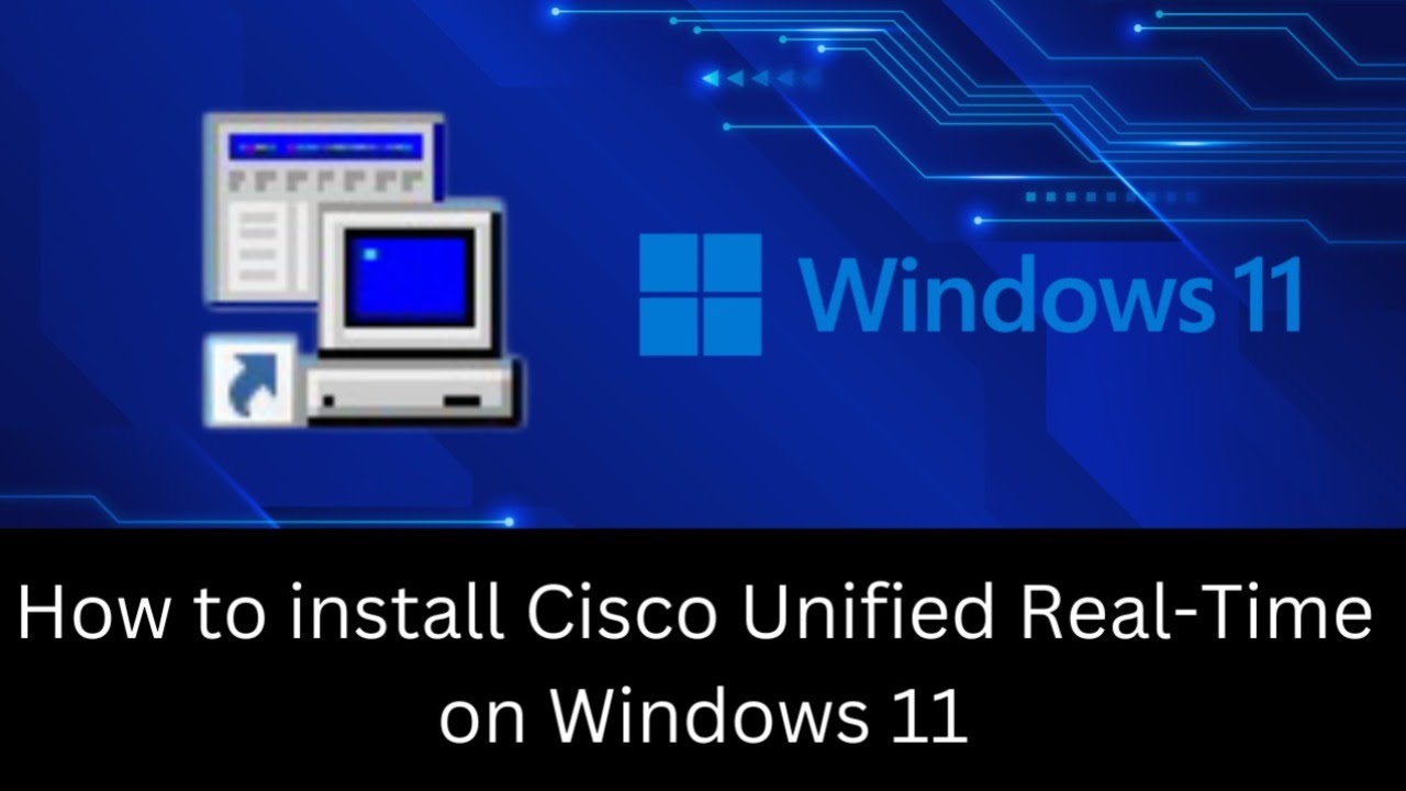 Как установить Cisco Real Time Monitoring Tool (RTMT) в Windows 11