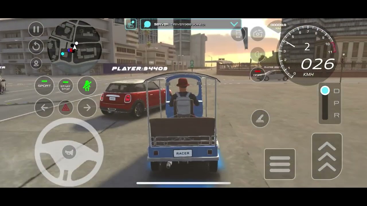 Car Driving. Tuk-tuk #4