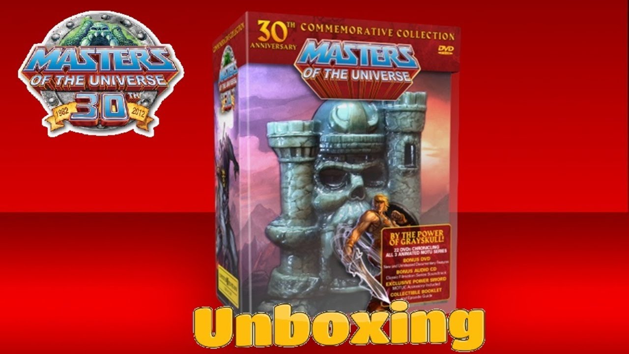 He-Man And The Masters of the Universe 30th Anniversary DVD Complete Series Unboxing