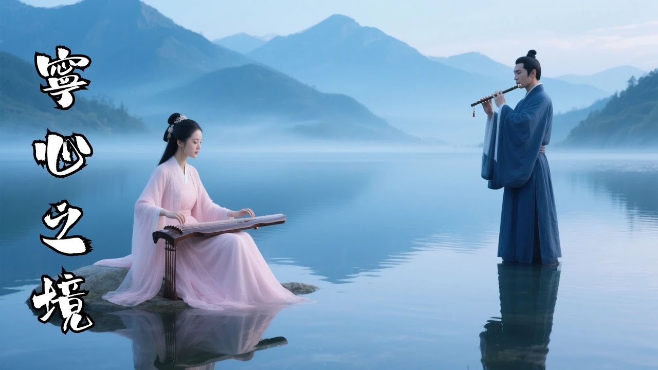 Ancient Chinese Guqin & Xiao Flute | Meditation & Deep Relaxation | Calm your mind. Water Zen 水境古琴簫