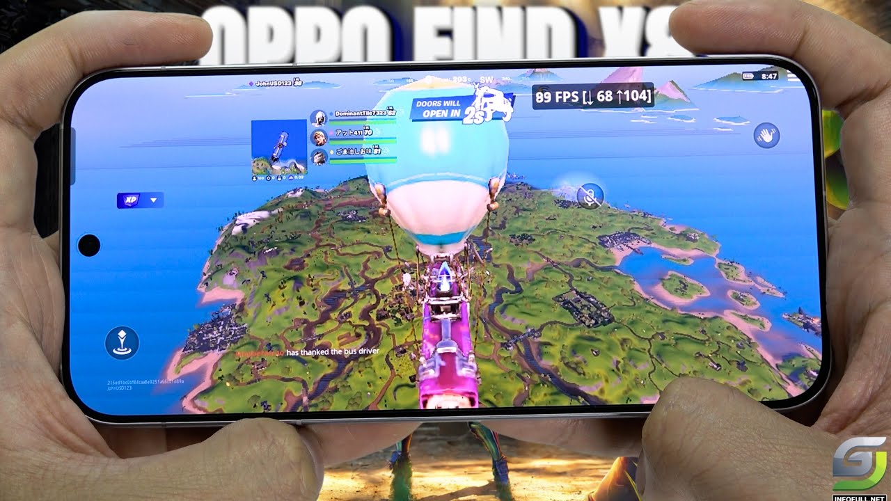 Oppo Find X8 Fortnite Mobile Gameplay | Dimensity 9400