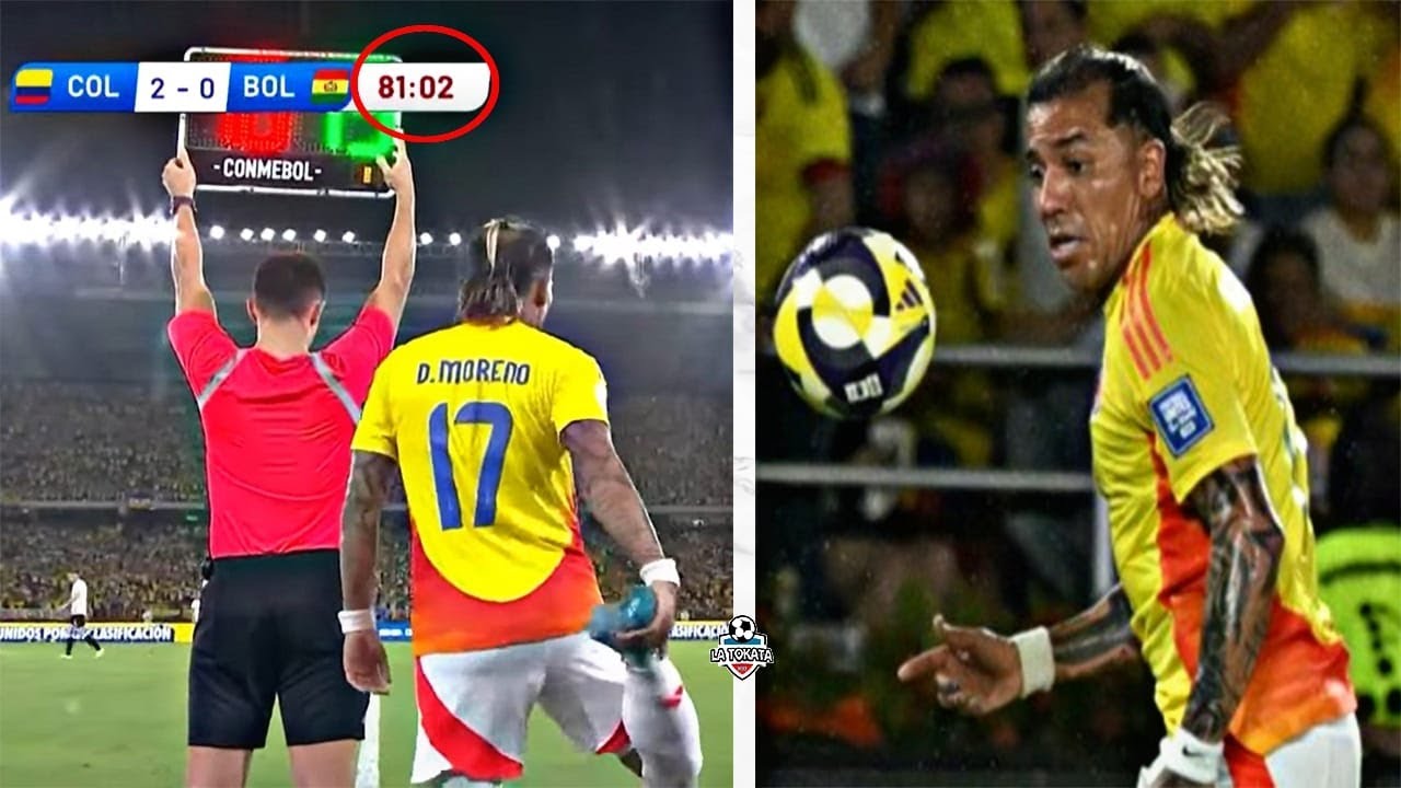 La ENTRADA De Dayro Moreno Al Partido De La Selección Colombia Y Todos Lo Celebran Como Un gol