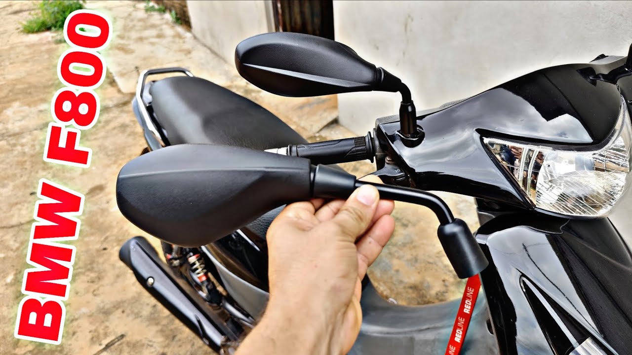 Retrovisor BMW f 800 na Honda Biz 