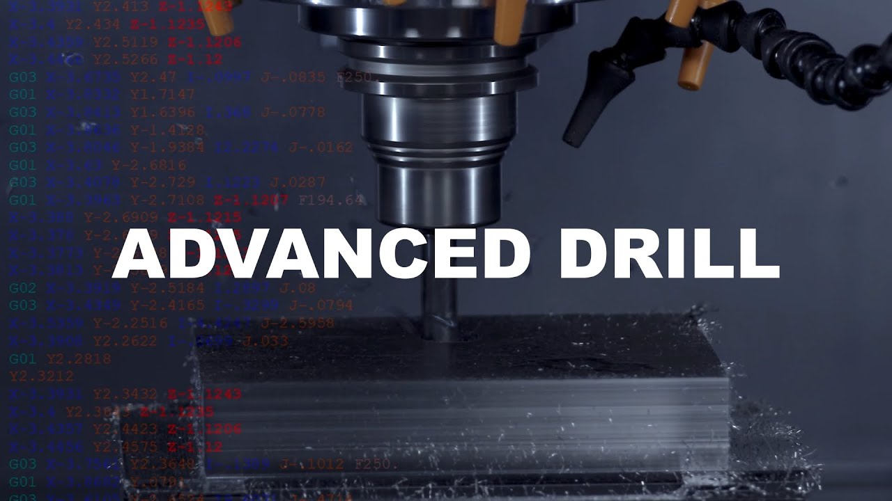ADVANCED DRILL in Mastercam 2023